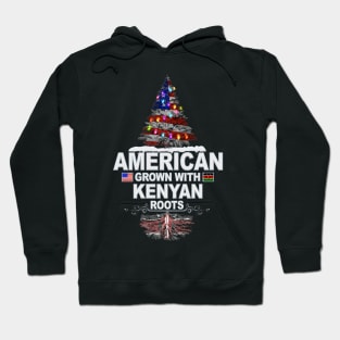 Christmas Tree  American Grown With Kenyan Roots - Gift for Kenyan From Kenya Hoodie